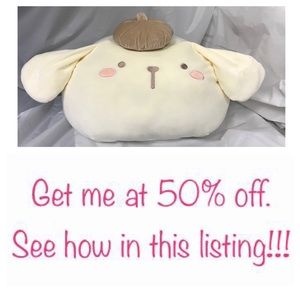Sanrio Pompompurin Pastel Squishy Cushion